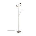 Sudraba krāsas LED stāvlampa (augstums 180 cm) Willis – Trio