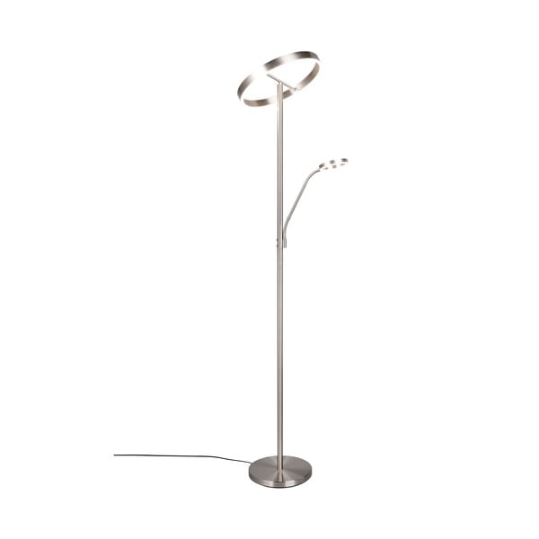 Sudraba krāsas LED stāvlampa (augstums 180 cm) Willis – Trio