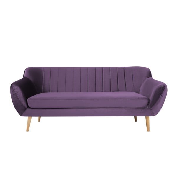 Violets trīsvietīgs dīvāns Mazzini Sofas Benito