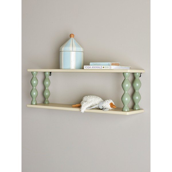 Bēšs daudzlīmeņu bērnu plauktiņš 80 cm Bibiola – Bloomingville Mini-image-1
