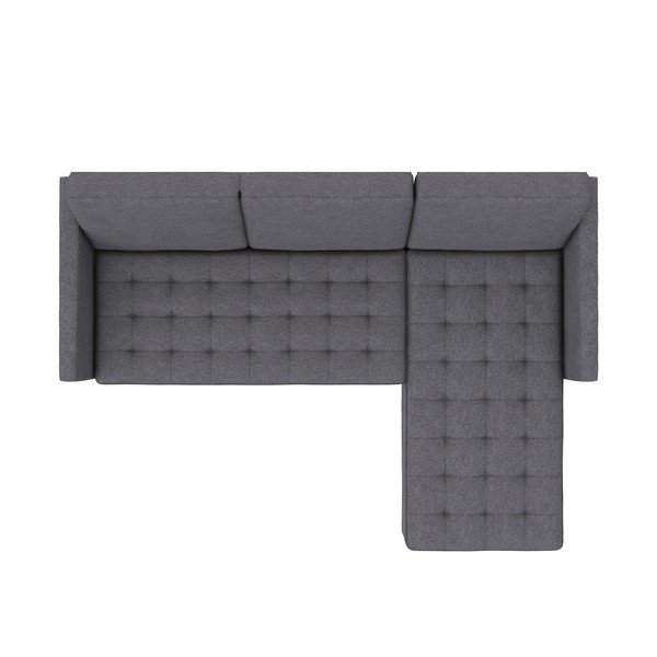 Pelēks salokāms stūra dīvāns Presley – Støraa-image-4