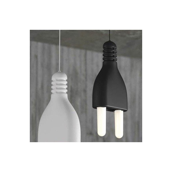 Piekaramā lampa Plug, melna-image-1