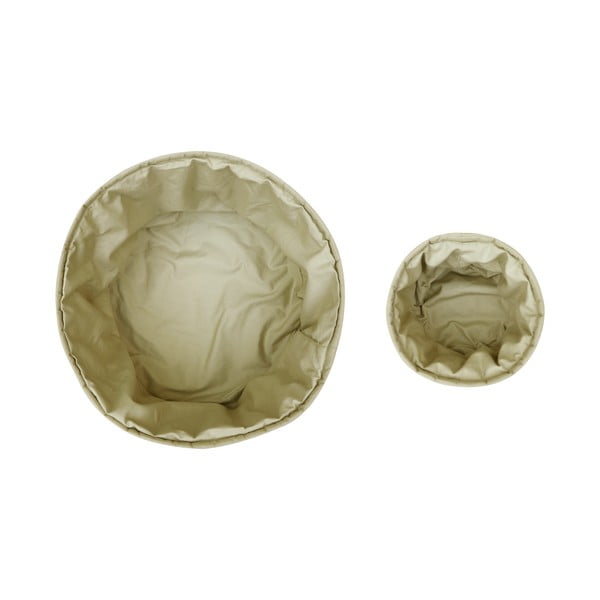 Gaiši zaļas tekstila uzglabāšanas kastes bērniem (2 gab.) ø 30x20 cm Bambie Olive – Lorena Canals-image-3