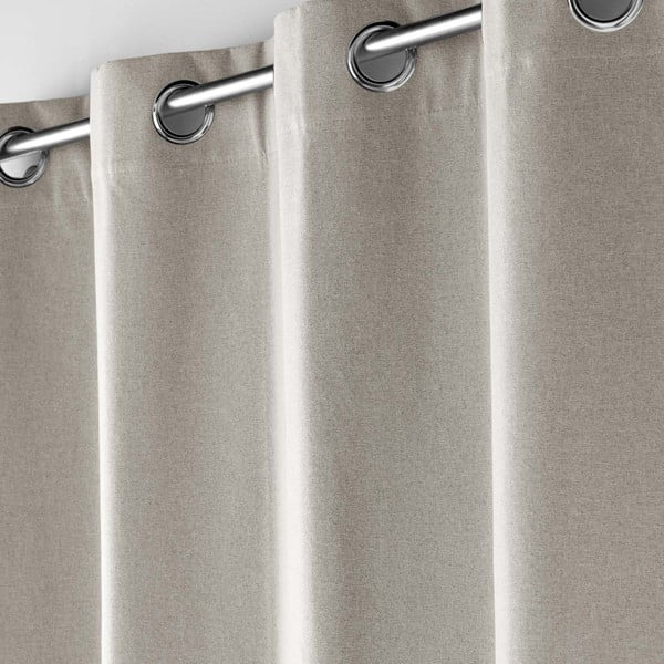 Bēšs gaismu necaurlaidīgs aizkars 135x260 cm Occultiss – douceur d'intérieur-image-1