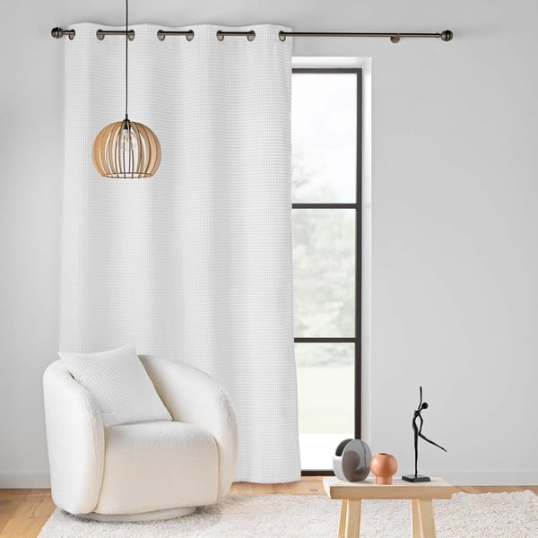 Balts samta aizkars 140x260 cm Swing – douceur d'intérieur-image-3