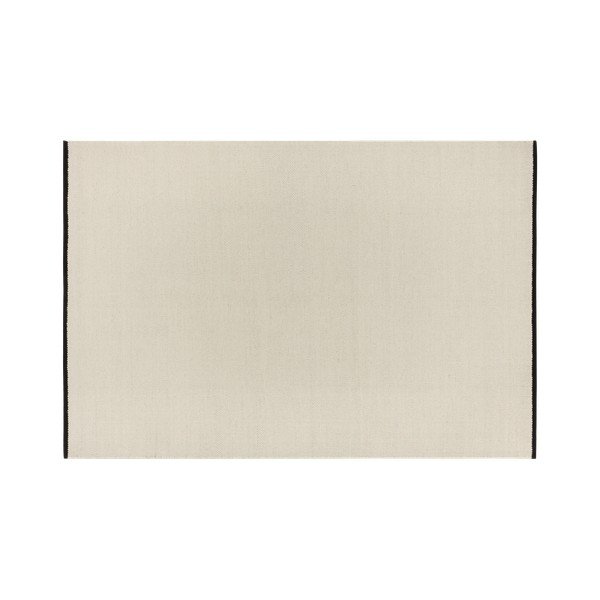 Bēšs ar rokām darināts vilnas paklājs 170x240 cm Mavi – noo.ma