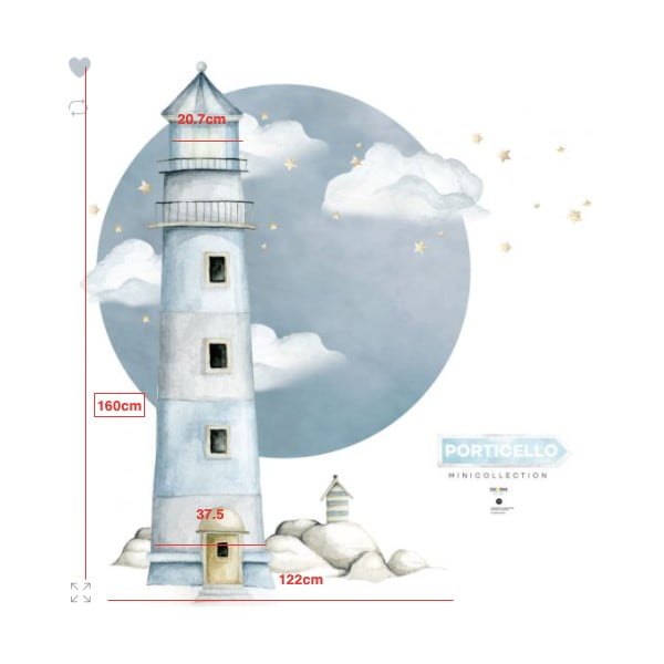 Bākas sienas uzlīme Dekornik, 122 x 160 cm-image-2