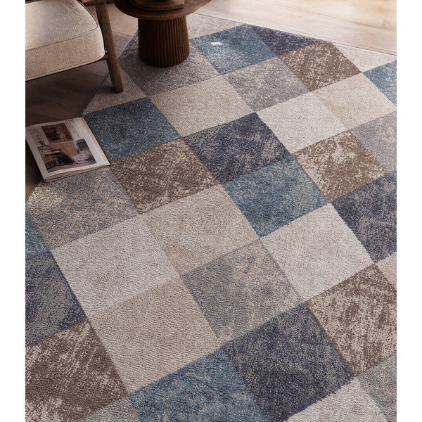 Zils/bēšs paklājs 160x235 cm Terrain – Hanse Home-image-1