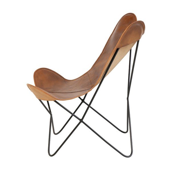 Brūns ādas krēsls Sømcasa Farfalla-image-3