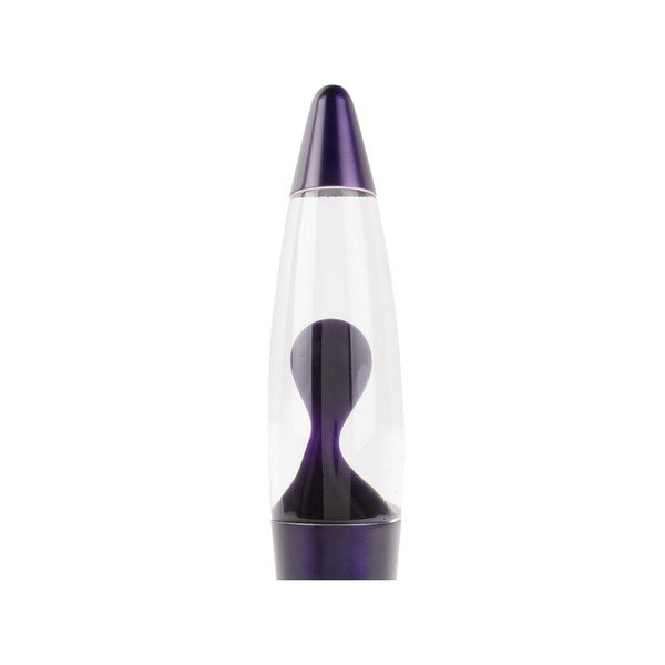 Violeta stikla lavas lampa (augstums 35,5 cm) Funky Rocket Lava – Leitmotiv-image-3