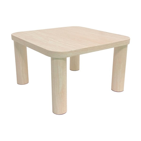 Bēšs žurnālgaldiņš ar marmora imitāciju 60x60 cm Solano – Actona