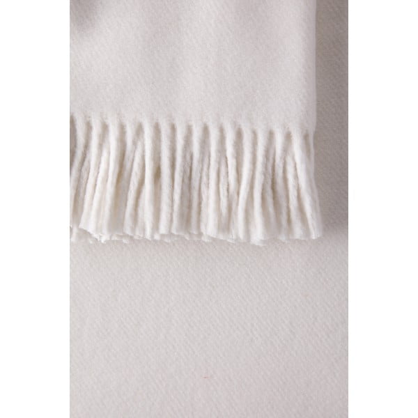 Krēmkrāsas pleds ar kokvilnu sastāvā Euromant Basics, 140 x 180 cm-image-2