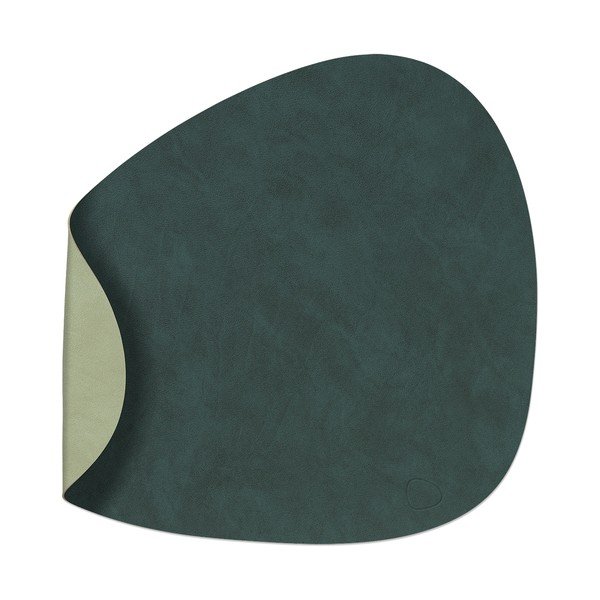 Galda paliktnis no ekoloģiskās ādas 37x44 cm Curve L Double Nupo – LIND DNA
