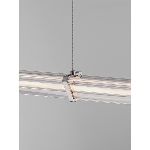 Matēti melna/matētas sudraba krāsas metāla LED piekaramā lampa ar regulējamu spilgtumu ar akrila stikla abažūru Pheme – Nova Luce-image-4