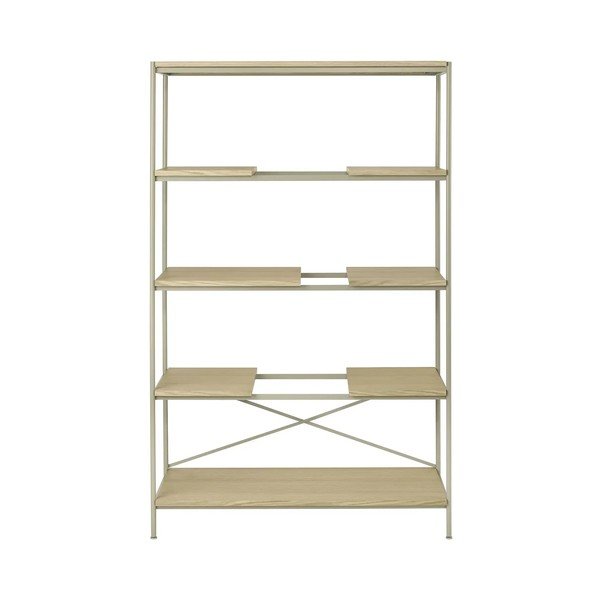 Dabīga toņa plaukts ar ozolkoka imitāciju 105x170x40 cm Sukoya – Blomus