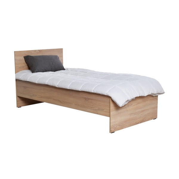 Dabīga toņa vienvietīga gulta 90x190 cm KRY – Kalune Design