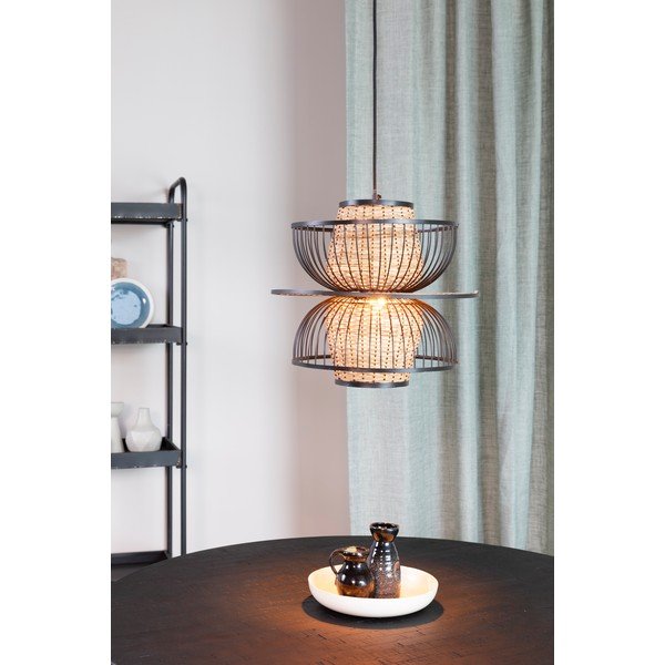 Griestu lampa White Label Carmen, ø 40 cm-image-2
