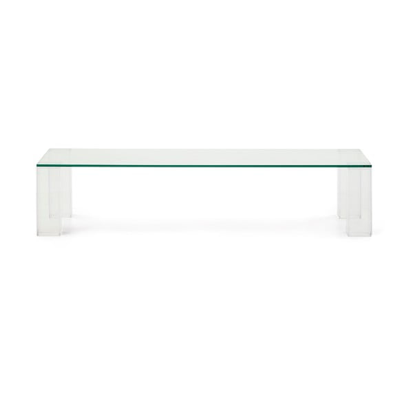 Stikla žurnālgaldiņš 60x140 cm Adularia – Kave Home-image-2