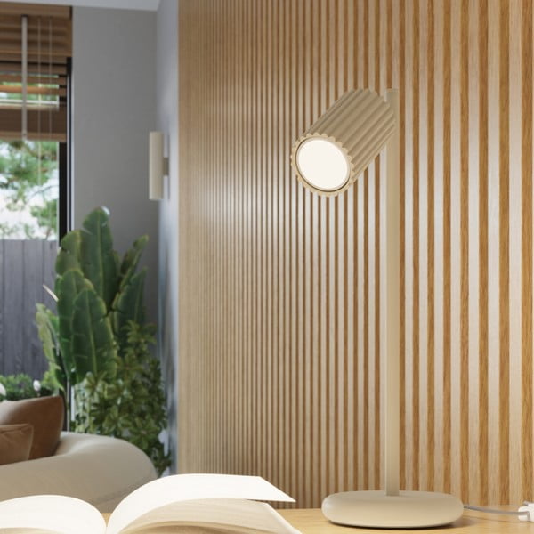 Krēmkrāsas sienas lampa Gleam – Sollux-image-3