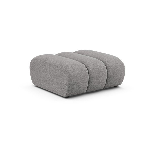 Pelēks kāju soliņš no šenila auduma Lupine – Micadoni 