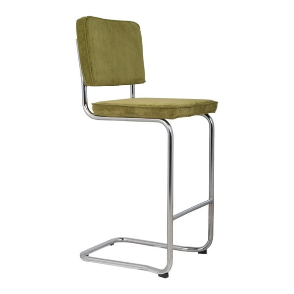 Haki zaļš bāra krēsls 113 cm Ridge Rib – Zuiver