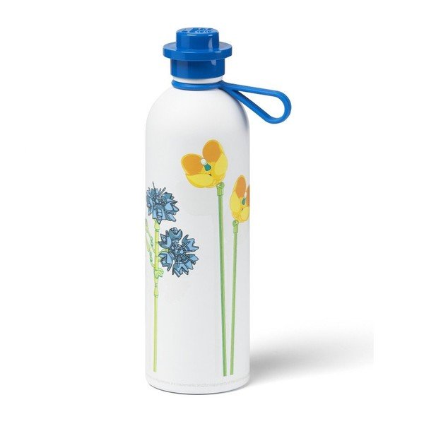 Balts/zils bērnu termoss 560 ml Meadow Flowers – LEGO®