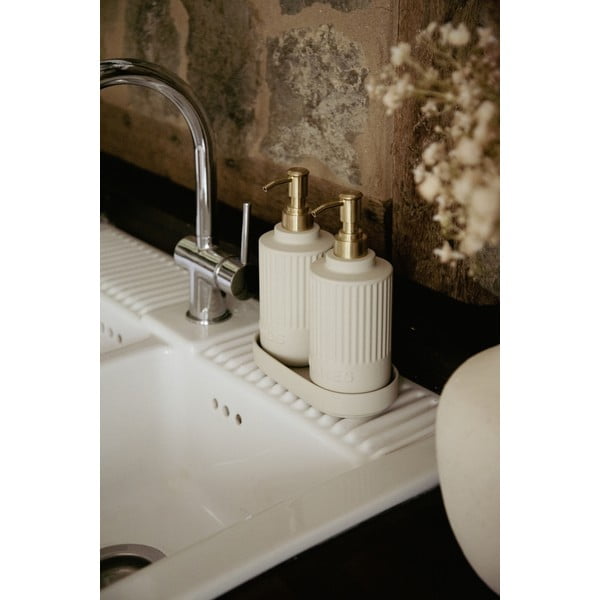 Krēmkrāsas keramikas mazgāšanas līdzekļu turētājs Heidi – Wenko-image-1