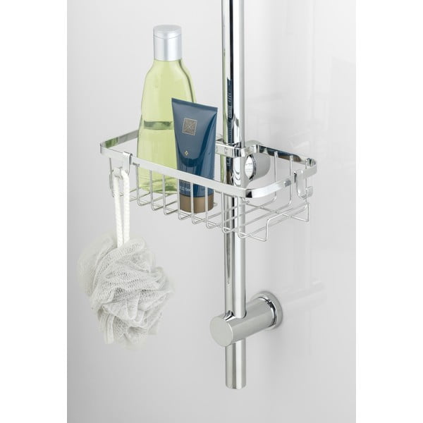 Pašturošs vannas istabas plaukts no nerūsējošā tērauda sudraba krāsā Floresta – Wenko-image-1