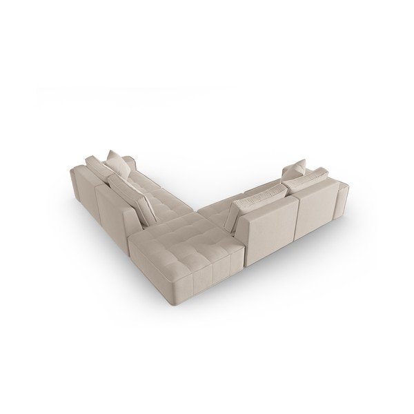 Bēšs stūra dīvāns Mike – Micadoni Home-image-3