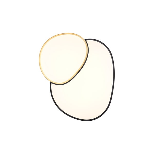 Melna/zelta krāsas LED griestu lampa 63.5x77 cm Rise – Trio-image-1