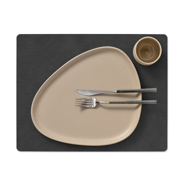 Galda paliktnis no ekoloģiskās ādas 35x45 cm Square L Corduroy – LIND DNA-image-2