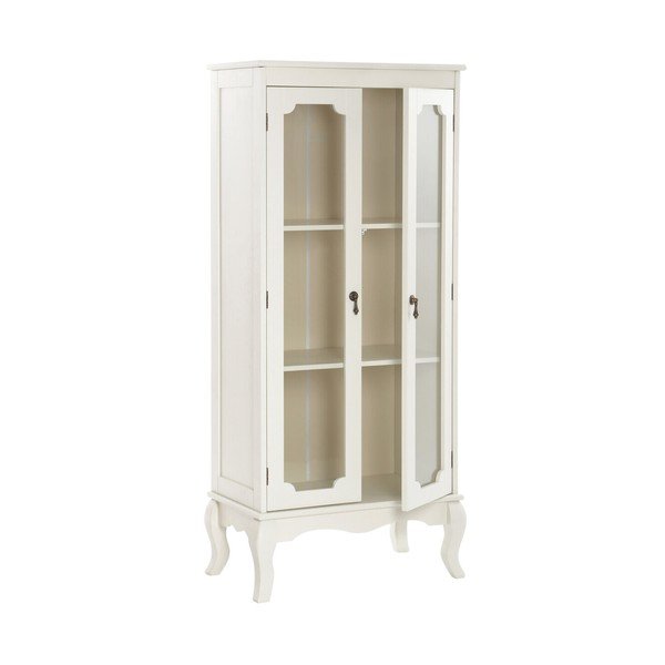 Balta vitrīna 58x131x32 cm Marcella – Premier Housewares-image-2