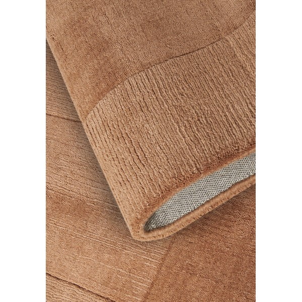 Brūns ar rokām darināts vilnas paklājs 120x170 cm Charlotte – Villeroy&Boch-image-3