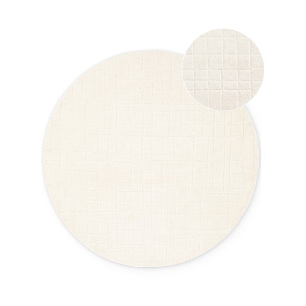 Krēmkrāsas vilnas apaļš paklājs ø 200 cm Kenso – Villeroy&Boch