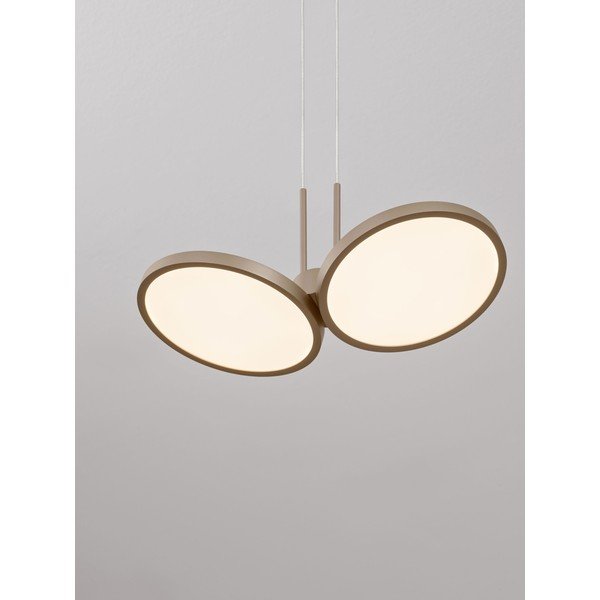 Matētas zelta krāsas alumīnija LED piekaramā lampa ar regulējamu spilgtumu ø 32,5 cm Vea – Nova Luce-image-2