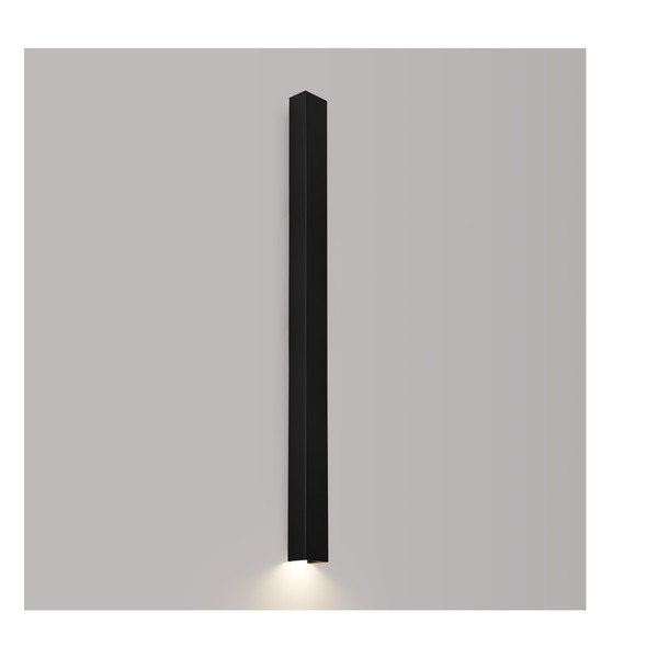 Melna metāla sienas lampa FREYA – Thoro-image-2