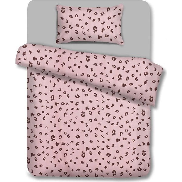 Kokvilnas gultasveļa AmeliaHome Pink Panther, 200 x 220 cm