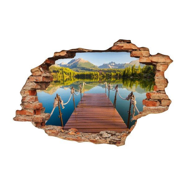 Uzlīme Ambiance Panorama Mountain Lake, 60 x 90 cm-image-2