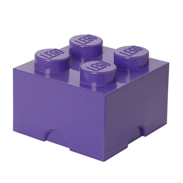 Violeta LEGO® Friends kvadrātveida uzglabāšanas kaste