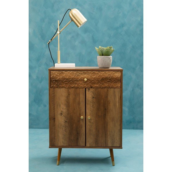 Tumša dabīga toņa kumode 70x94x35 cm Frida – Premier Housewares-image-3