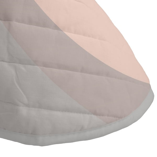 Rozā/pelēks kokvilnas stepēts gultas pārklājs 180x260 cm Range – Blanc-image-3
