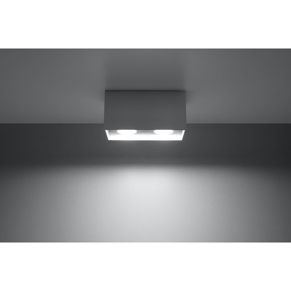 Pelēka griestu lampa Sollux Geo-image-1