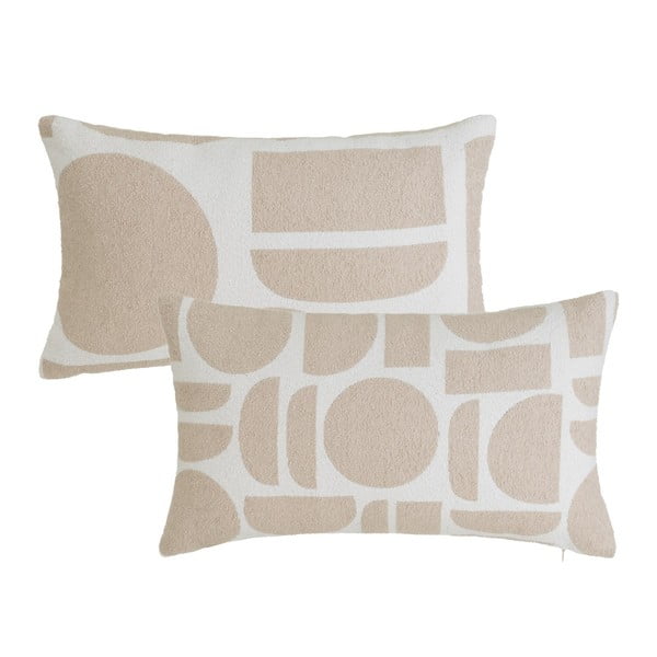 Buklē dekoratīvie spilveni (2 gab.) 30x50 cm Mid Century – Casa Selección