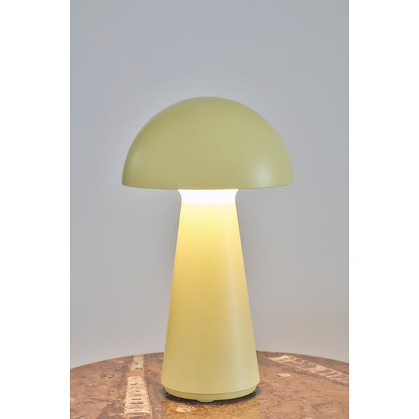 Dzeltena LED galda lampa ar tālvadību (augstums 28 cm) Sam – Sirius-image-2