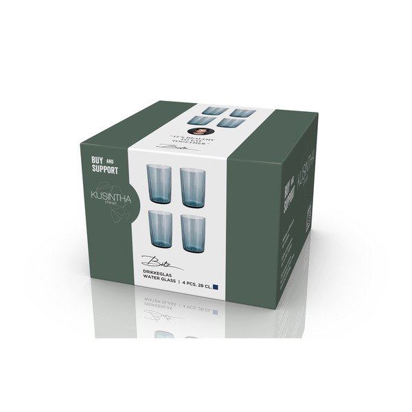 Glāzes (4 gab.) 280 ml Kusintha – Bitz-image-4