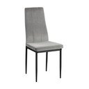 Pelēki samta pusdienu krēsli (2 gab.) Kelly – Støraa