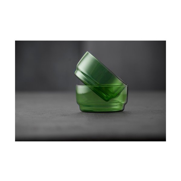 Zaļas stikla bļodiņas (2 gab.) 500 ml Torino – Lyngby Glas-image-3