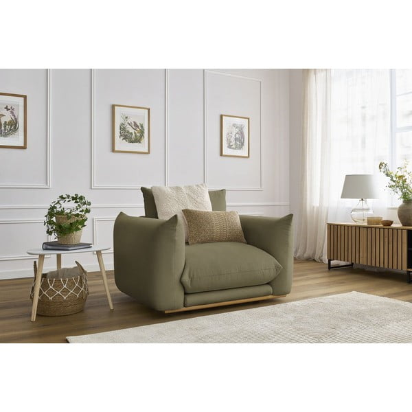 Gaiši zaļš atpūtas krēsls Ernest – Bobochic Paris-image-1