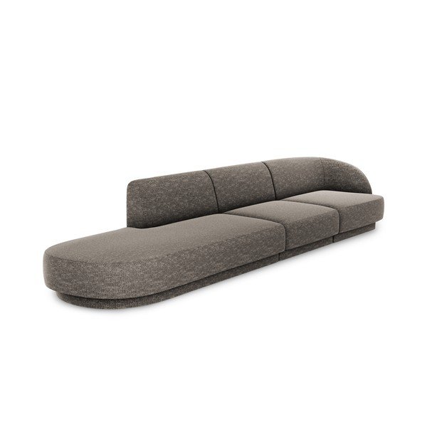 Pelēks dīvāns 302 cm Miley – Micadoni Home-image-3
