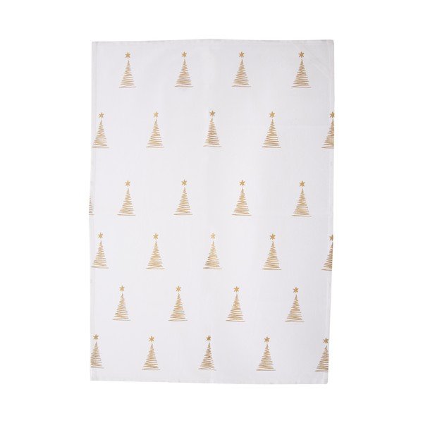 Kokvilnas virtuves dvieļu un maisiņa komplekts ar Ziemassvētku motīvu 50x70 cm – Orion-image-2